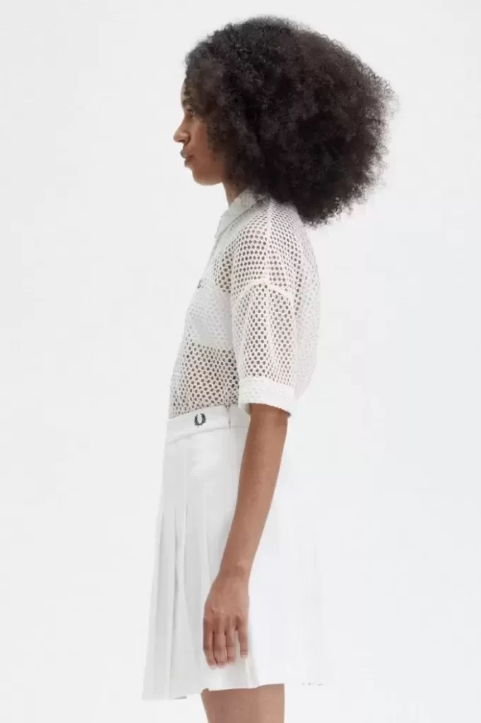 Açık Örgü Kadın Gömleği