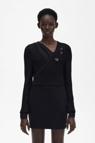 Açık Örgülü Kadın Hırkası