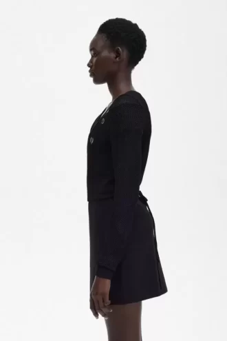 Açık Örgülü Kadın Hırkası