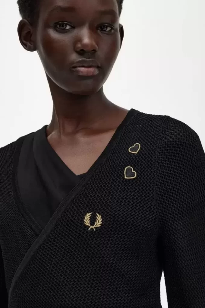 Açık Örgülü Kadın Hırkası