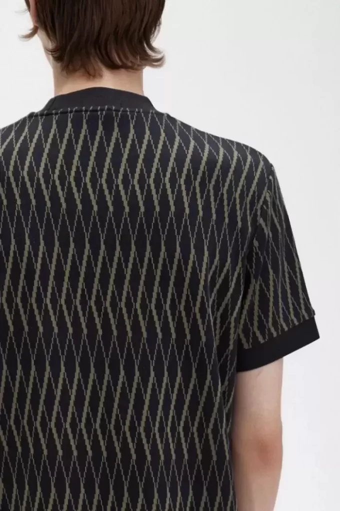 Argyle Jakarlı Erkek Tişörtü