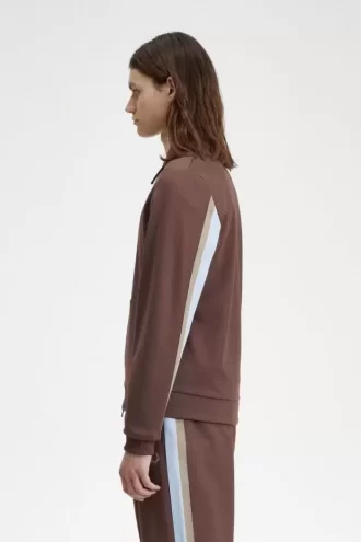 Bant Detaylı Yakalı Erkek Spor Ceketleri