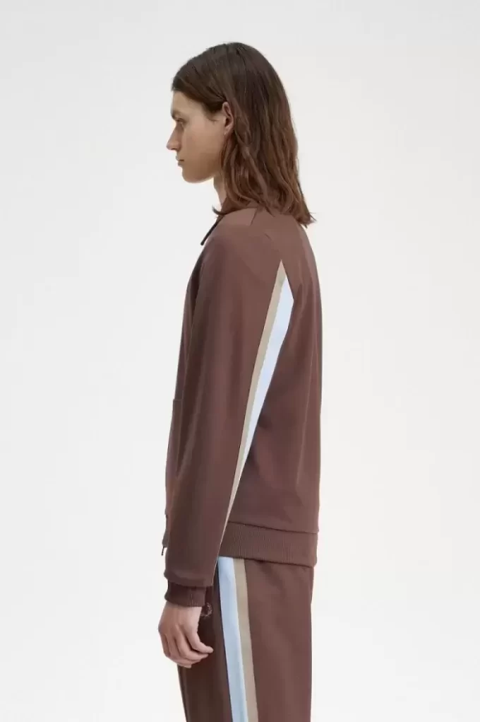 Bant Detaylı Yakalı Erkek Spor Ceketleri