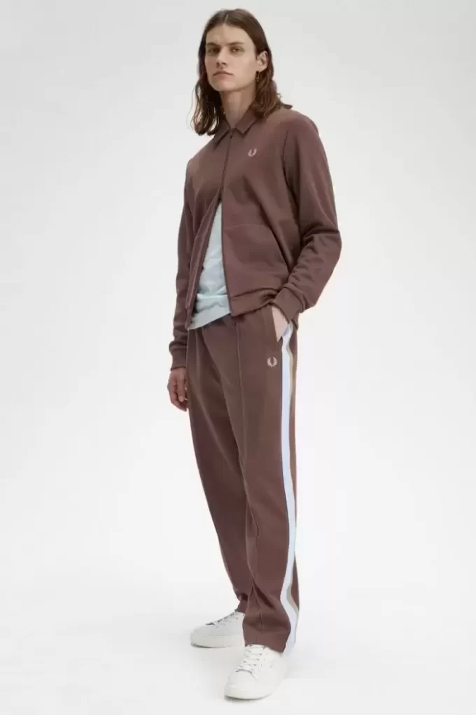 Bant Detaylı Yakalı Erkek Spor Ceketleri