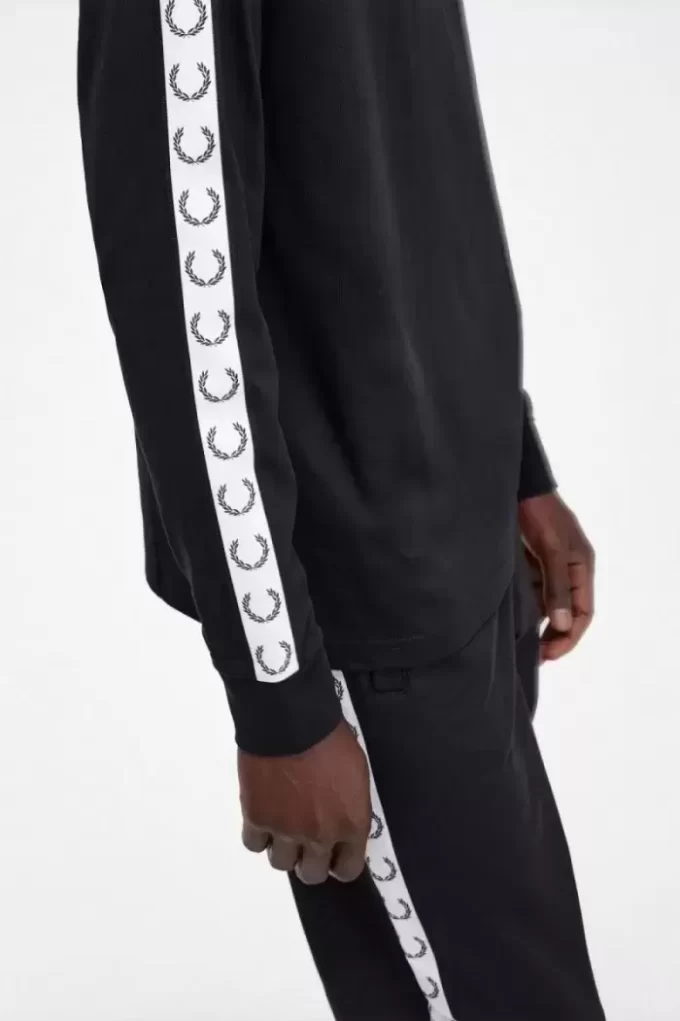 Bantlı Uzun Kollu Erkek Tişörtü