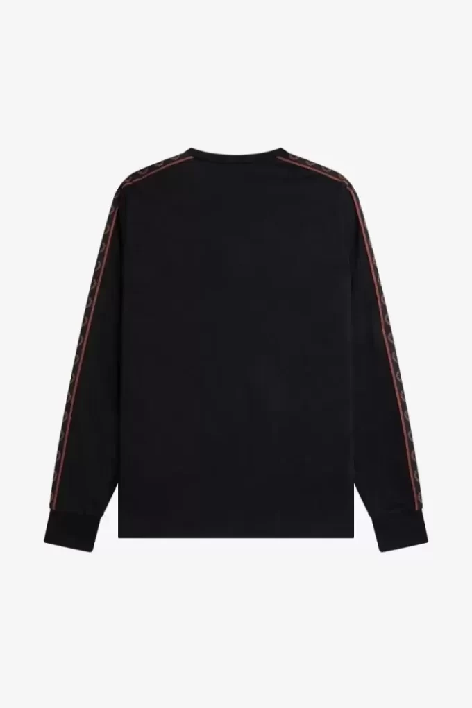 Bantlı Uzun Kollu Erkek Tişörtü