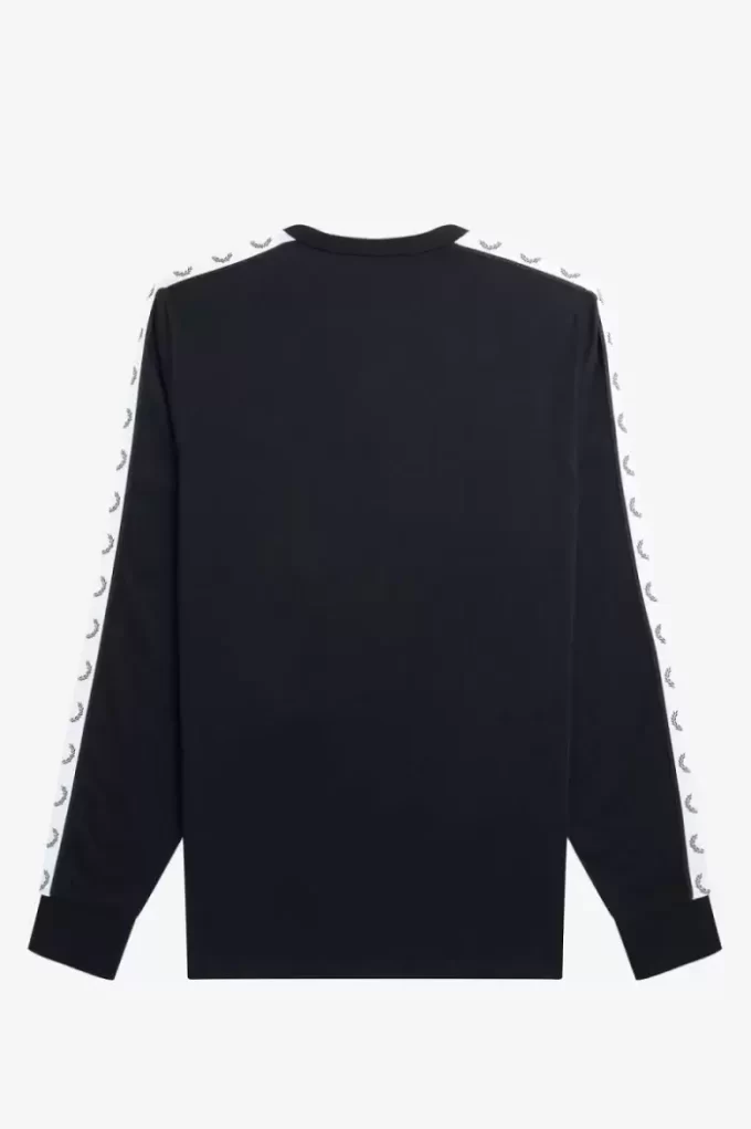 Bantlı Uzun Kollu Erkek Tişörtü