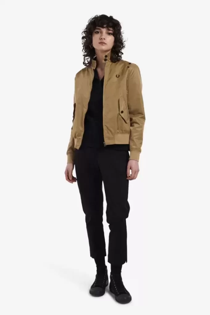 Baskılı Astarlı Fermuarlı Kadın Ceketleri Baskılı Astarlı Fermuarlı Kadın Ceketleri