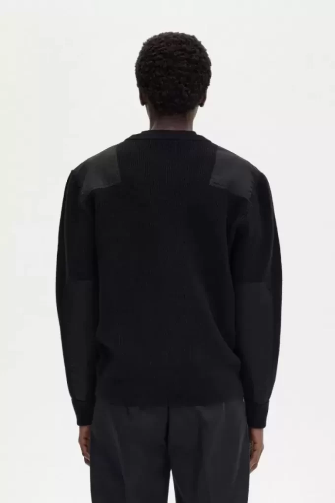 Baskılı Erkek Kazak