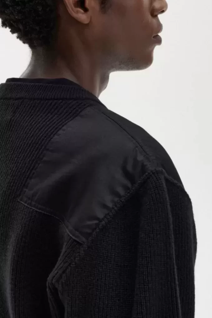 Baskılı Erkek Kazak