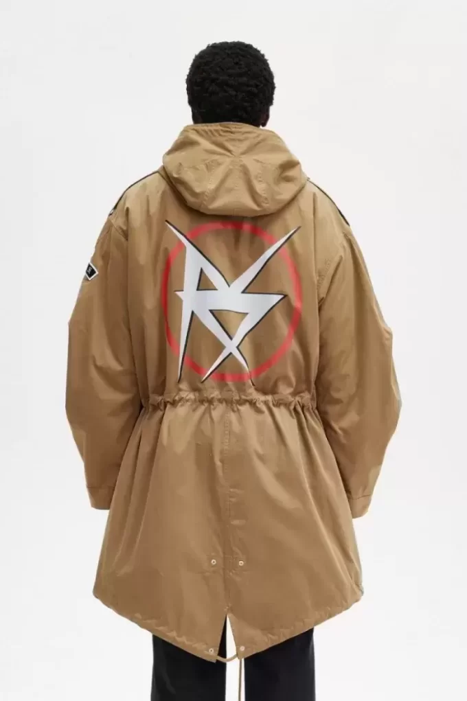 Baskılı Erkek Parkası