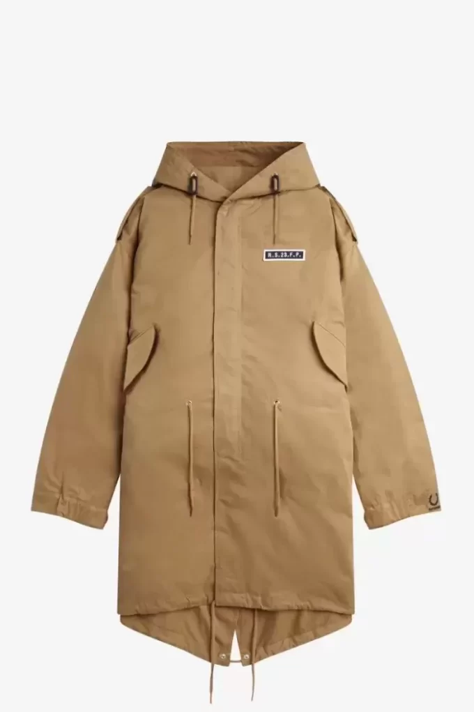 Baskılı Erkek Parkası