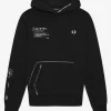 Baskılı Kapüşonlu Erkek Sweatshirt