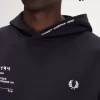 Baskılı Kapüşonlu Erkek Sweatshirt