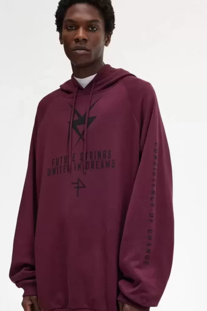 Baskılı Kapüşonlu Erkek Sweatshirtleri