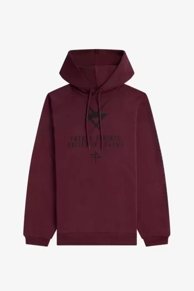 Baskılı Kapüşonlu Erkek Sweatshirtleri