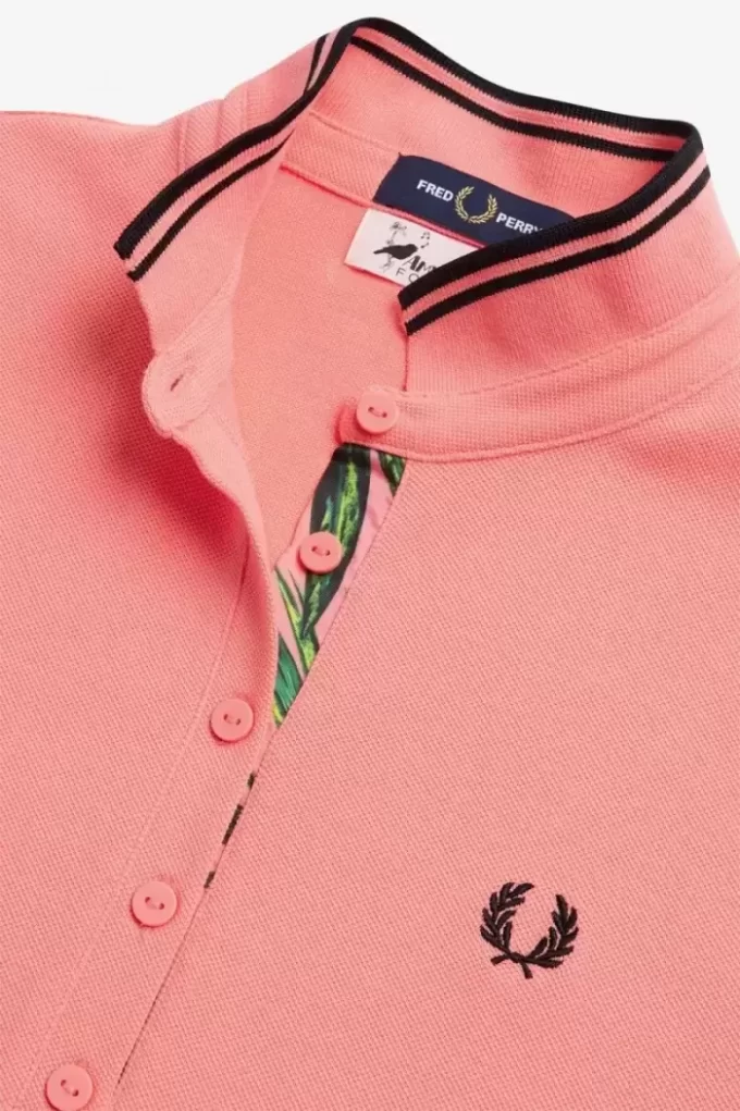 Baskılı Kenarlı Pike Kadın Elbisesi