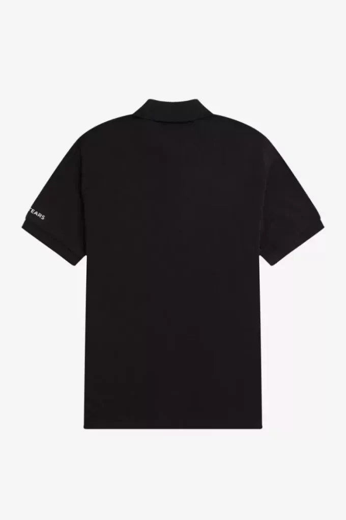 Baskılı Kollu Erkek Polo Tişörtü