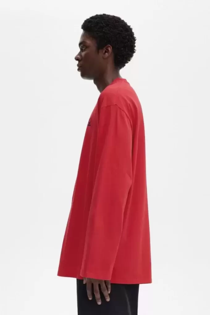 Baskılı Uzun Kollu Erkek Tişörtü