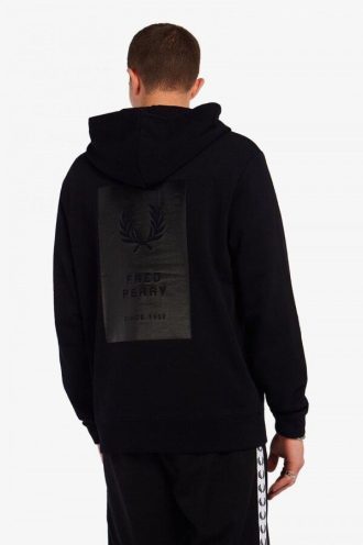 Baskılı Yama Kapüşonlu Sweatshirtler