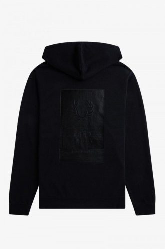 Baskılı Yama Kapüşonlu Sweatshirtler