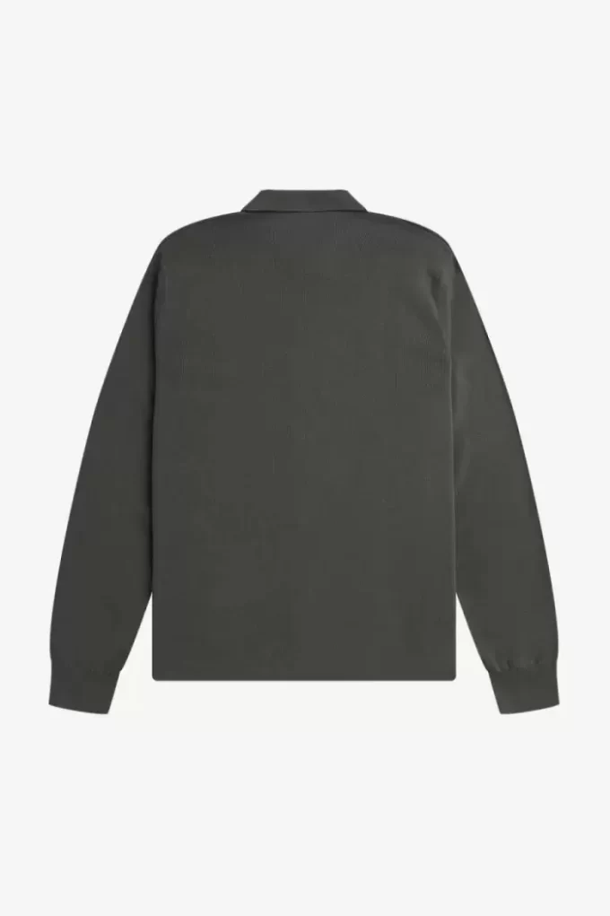 Düğmeli Örme Erkek Gömleği