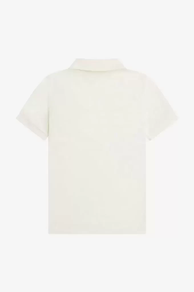 Dokulu Fermuarlı Yaka Erkek Polo Tişörtü