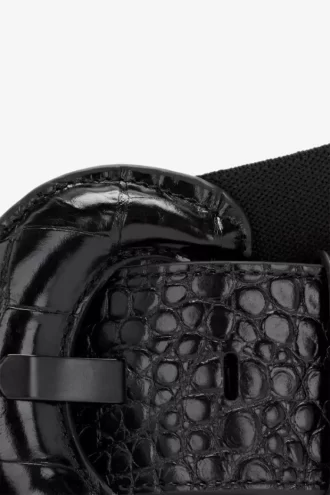 Elastik Deri Kadın Kemerleri