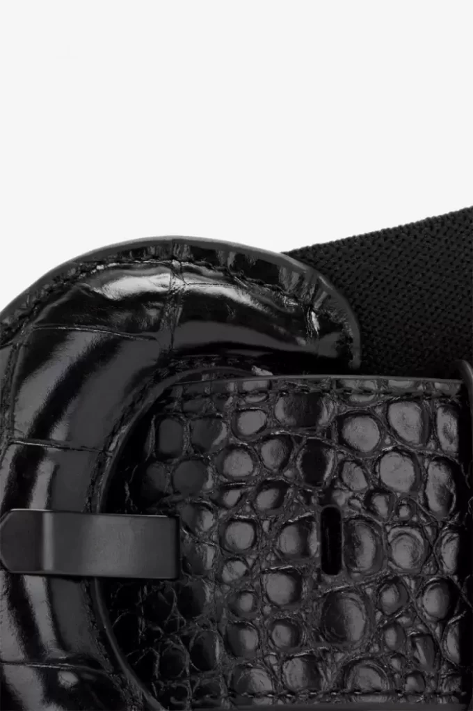 Elastik Deri Kadın Kemerleri