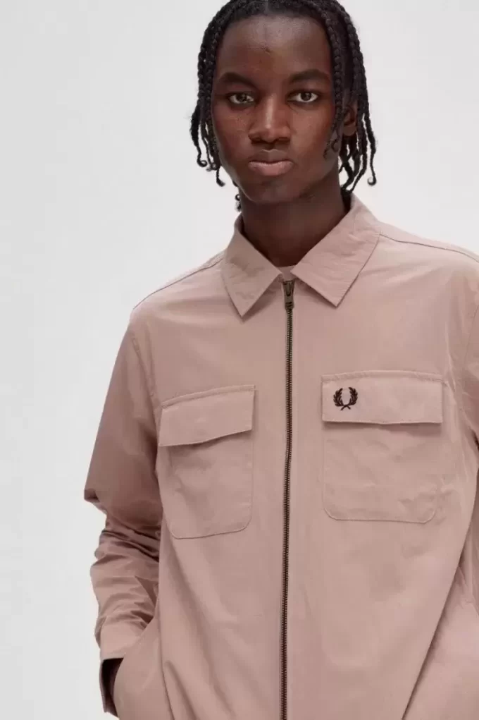 Fermuarlı Erkek Gömleği