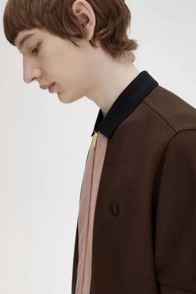 Fermuarlı Erkek Polo Tişörtü