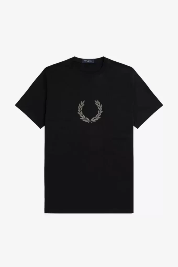 Flocked Laurel Wreath Erkek Tişörtü Flocked Laurel Wreath Erkek Tişörtü