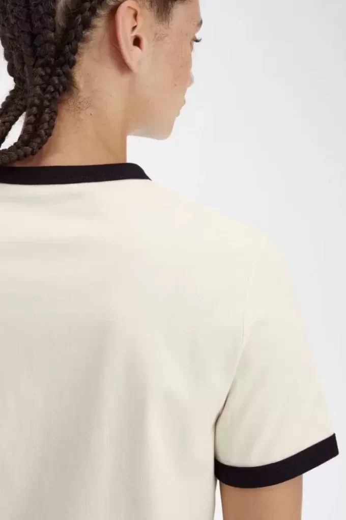 Flocked Laurel Wreath Kadın Tişörtü