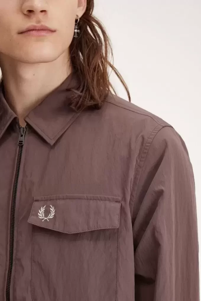 Fred Perry Fermuarlı Erkek Gömleği