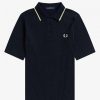 Fred Perry Kabartmalı Polo Gömlekler