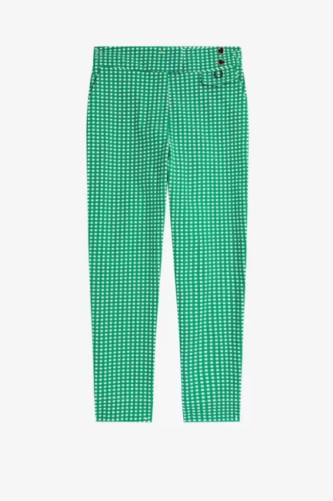 Gingham Kadın Pantolonu