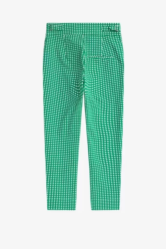 Gingham Kadın Pantolonu
