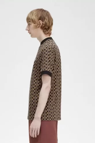 Glitch Dama Tahtası Erkek Tişörtü