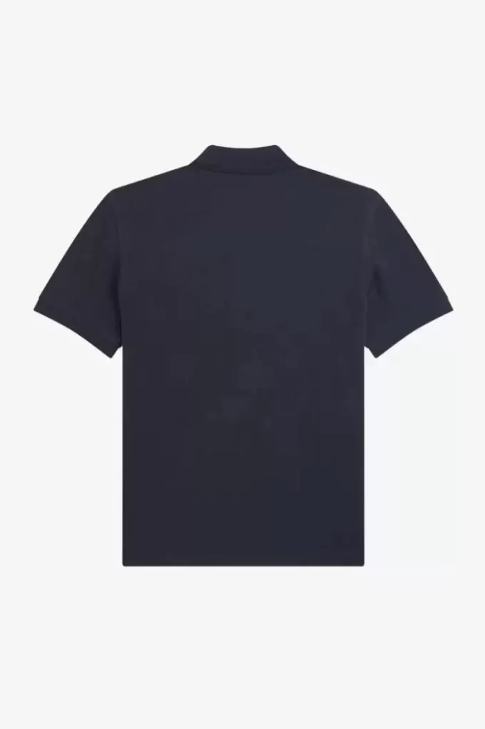 Glitch Stripe Erkek Polo Tişörtü