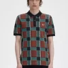 Glitch Tartan Erkek Polo Tişörtü Glitch Tartan Erkek Polo Tişörtü