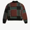 Glitch Tartan Kadın Kazak Glitch Tartan Kadın Kazak