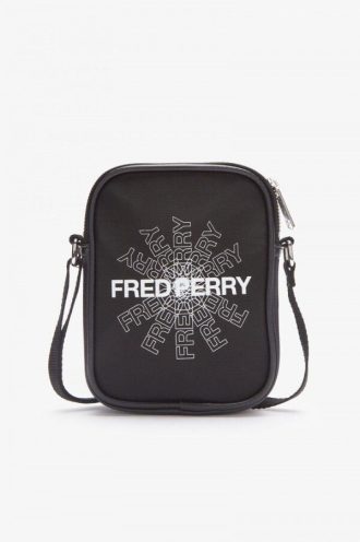 Grafik Baskılı Mini Yan Çantalar