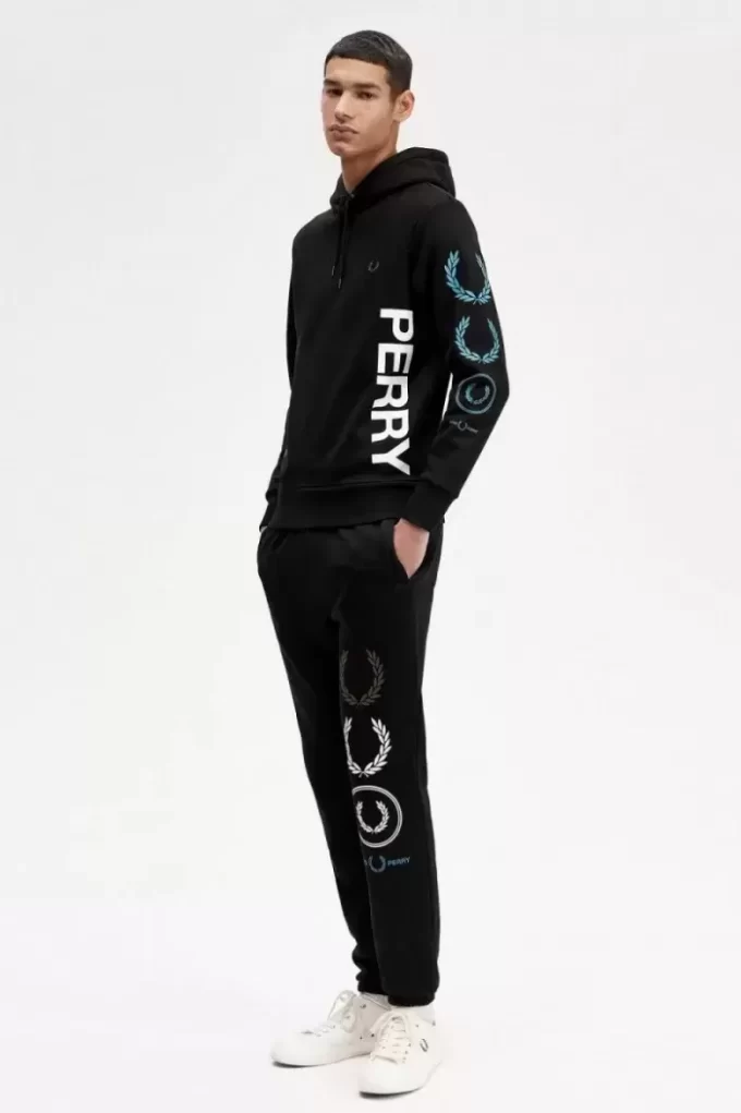 Grafik Markalı Kapüşonlu Erkek Sweatshirtleri