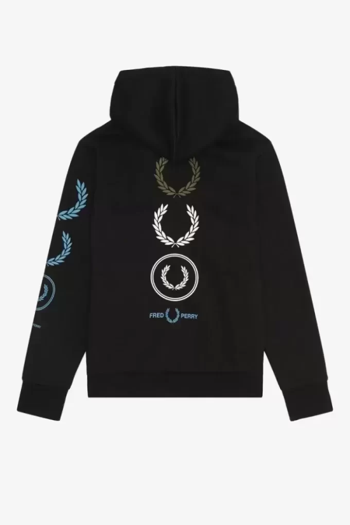 Grafik Markalı Kapüşonlu Erkek Sweatshirtleri
