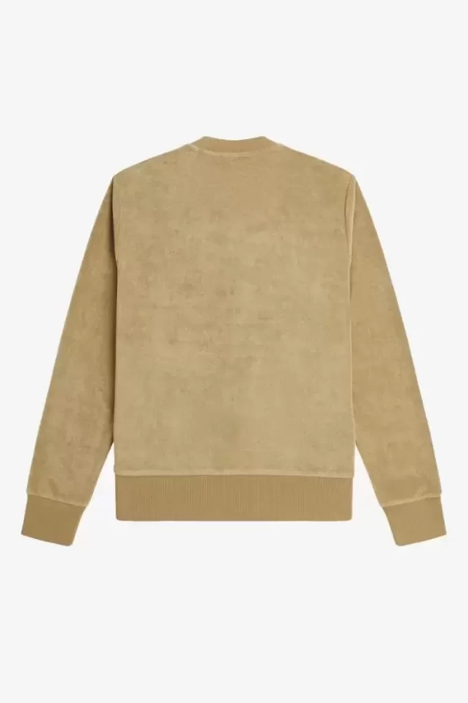 Havlu Kumaş Yuvarlak Yaka Erkek Sweatshirtleri