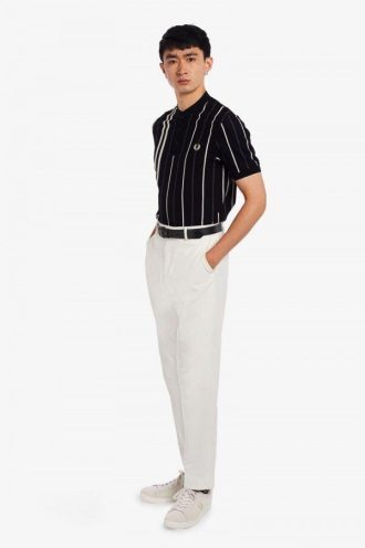 Çizgili Henley Polo Gömlekleri