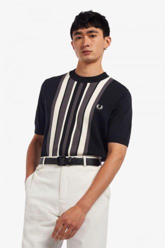 Çizgili Örme Tişörtler