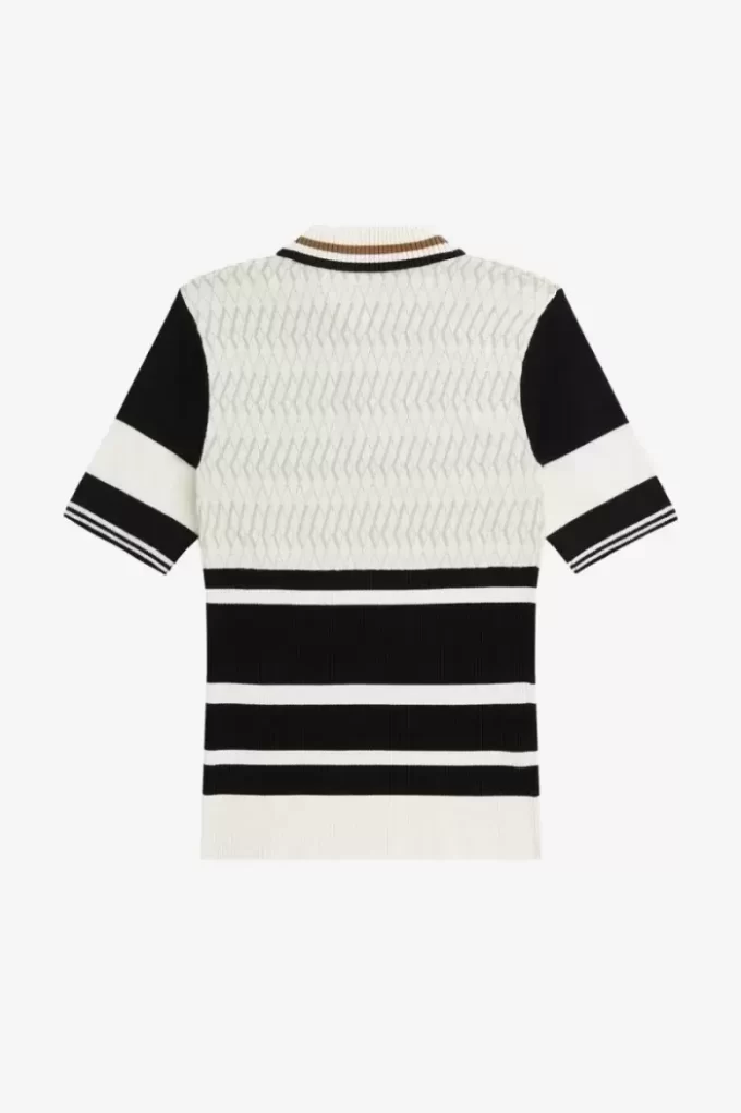 Jakarlı Örme Kadın Gömleği