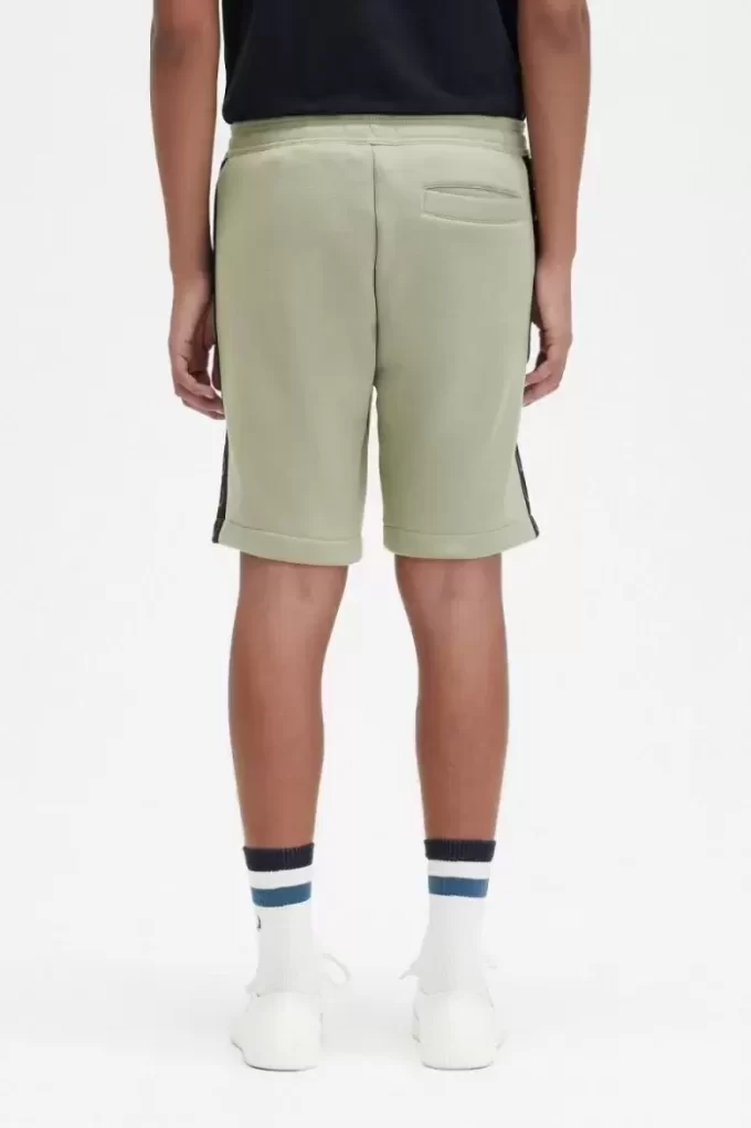 Kabartmalı Bantlı Erkek Ter Şortu