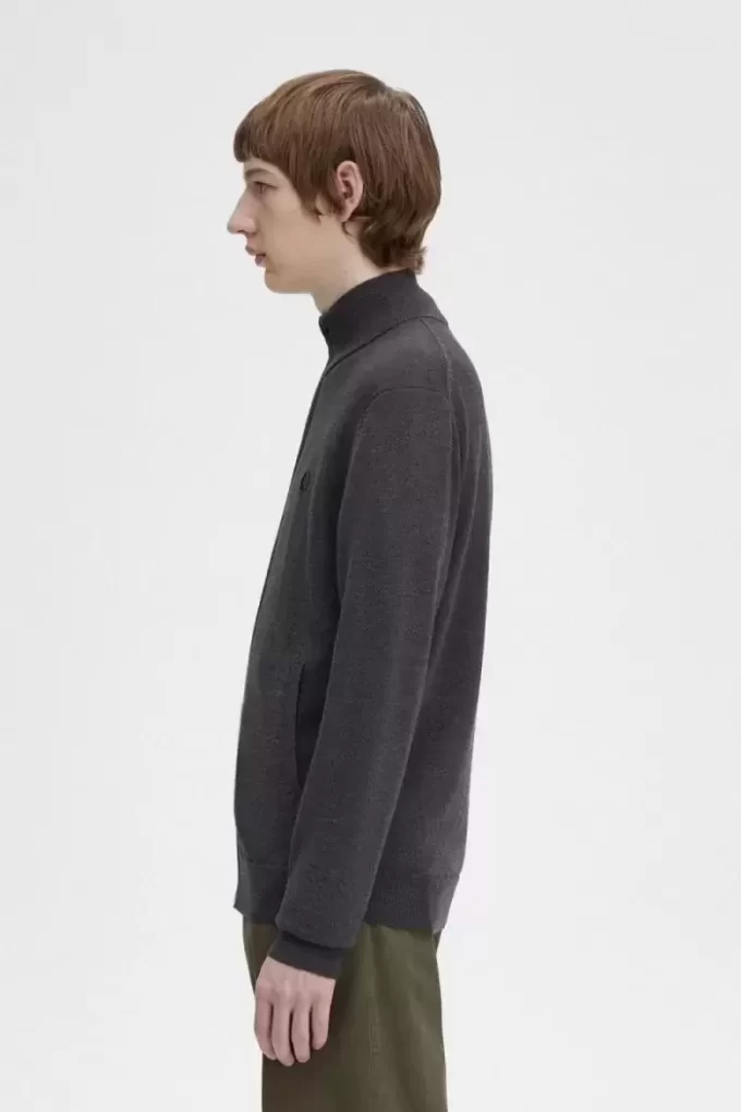 Klasik Fermuarlı Erkek Hırka